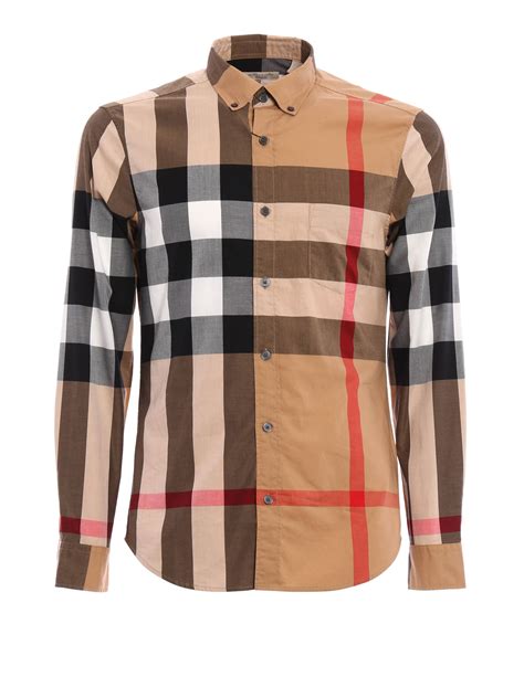 camicia burberry non originale|Camice Burberry in Cotone Blu taglia L International .